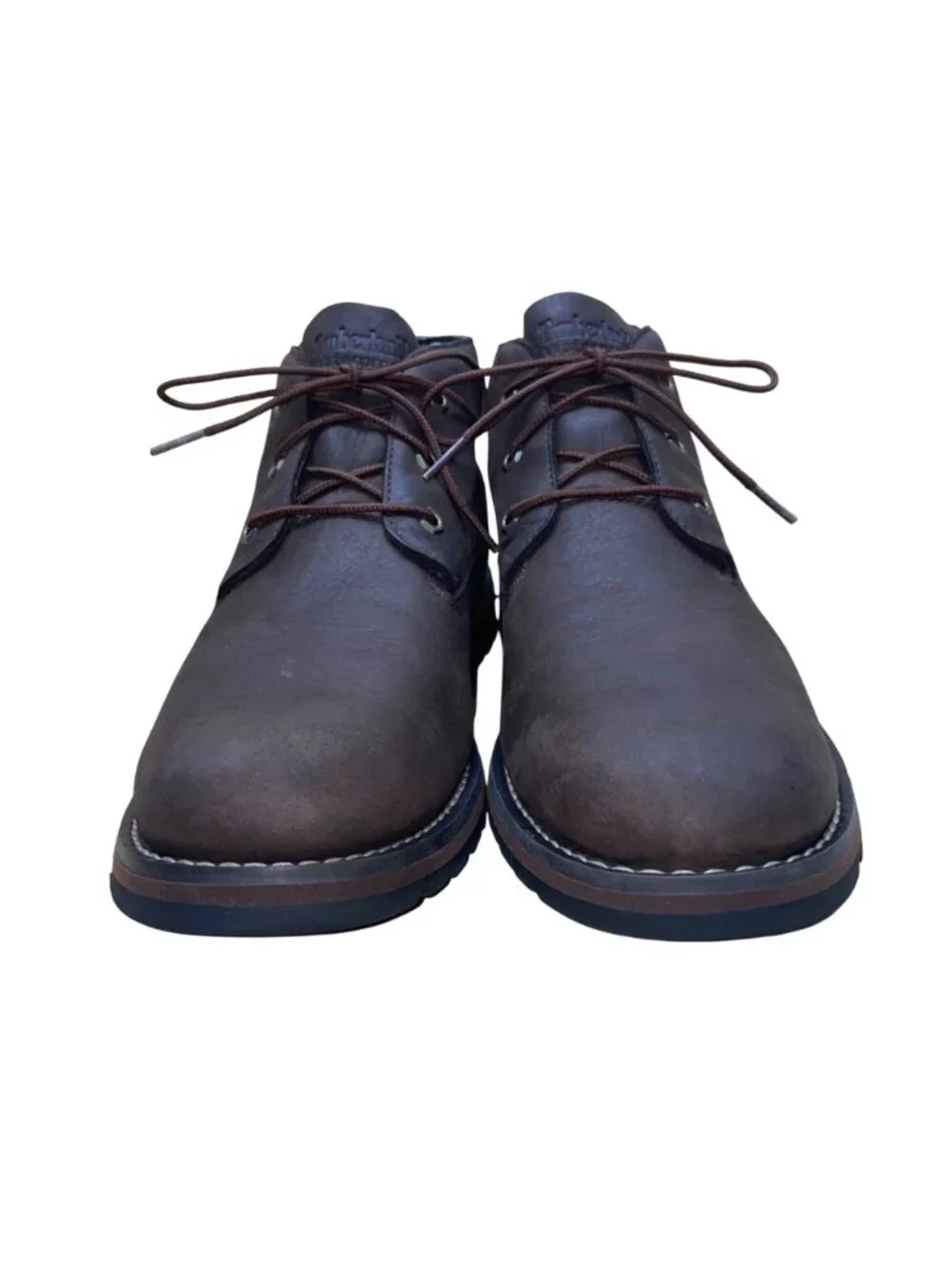 Timberland Men’s Brown Leather Gripstick Waterproof Chukka Boots Size 10.5